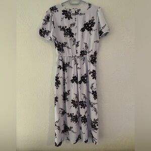michael kors midi floral dress